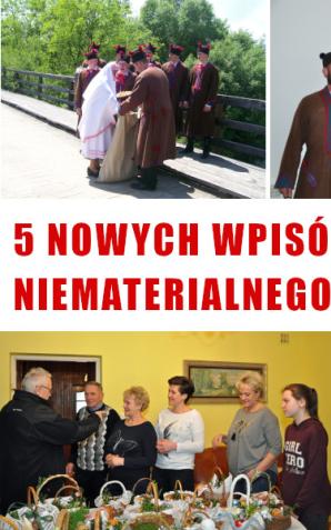 5 nowych wpisów na Krajowej Liście Niematerialnego Dziedzictwa Kulturowego